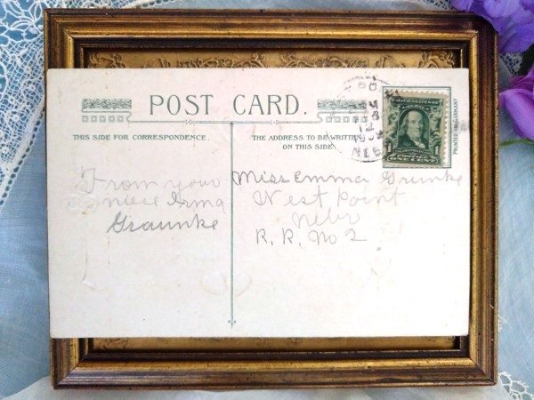 画像3: Postcard　バレンタイン　ハートの的に弓矢を引く天使　キューピッド　 (3)