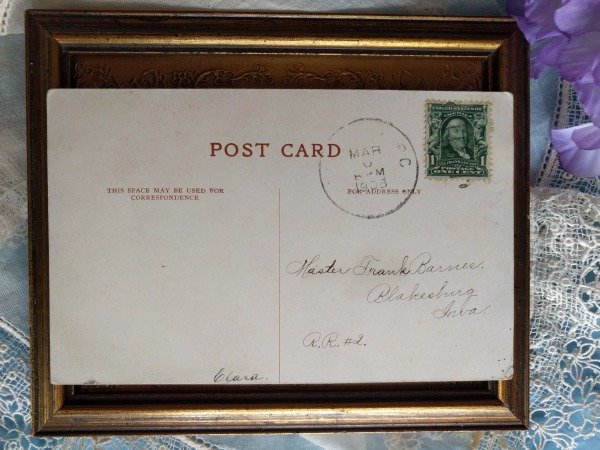 画像2: Postcard 角笛を吹く猫 マザーグース G.L.Barnes 1908年  (2)