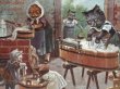 画像2: Postcard　みんなでお洗濯をする猫たち　1911年　Arthur Thiele　 (2)