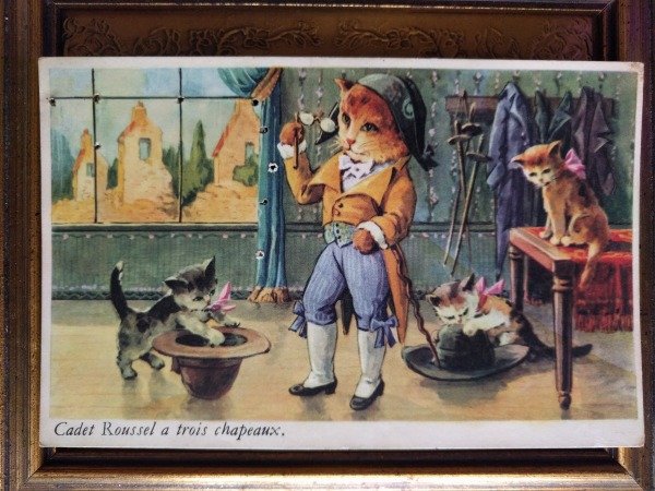 画像1: Postcard　末っ子のルセル　Cadet Roussel a trois chapeaux　フランス童謡 (1)