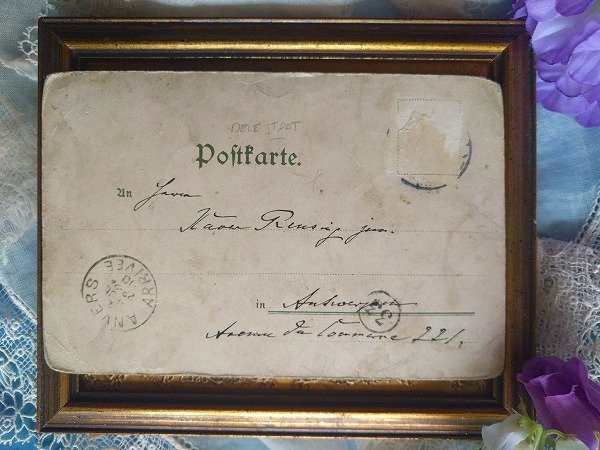 画像2: Postcard 猫さんたちの社交パーティ G.H. Thompson 1900年  (2)