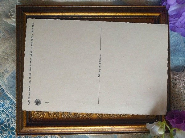 画像2: Postcard 駅の構内で電話待ち中に喧嘩をする猫夫人 Mainzer cat  (2)