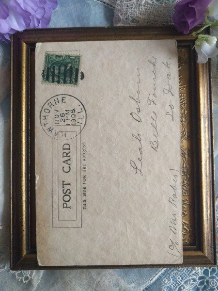 画像2: Postcard 黒猫さんの愛の歌 アメリカ1906年  (2)