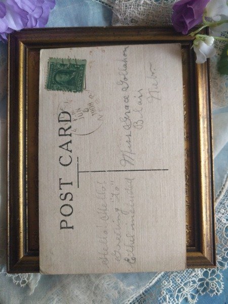 画像2: Postcard 黒猫さんの愛の歌 アメリカ1908年  (2)