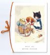 画像1: Greeting card　猫と手押し車に乗る犬　A.E.Keneddy　 (1)