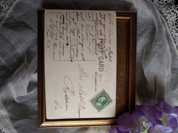 画像2: Postcard イースター・エッグを気球に盗まれて驚くウサギさん 1911年 (2)