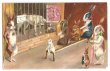 画像1: Postcard　見世物小屋？犬を展示するウサギさん　フランス1907年　Maurice Boulanger (1)
