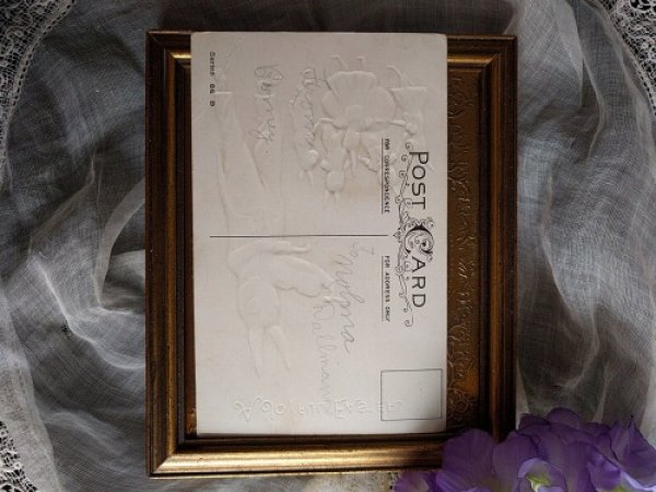 画像2: Postcard イースターエッグを囲んで遊ぶウサギさん バイオリン (2)