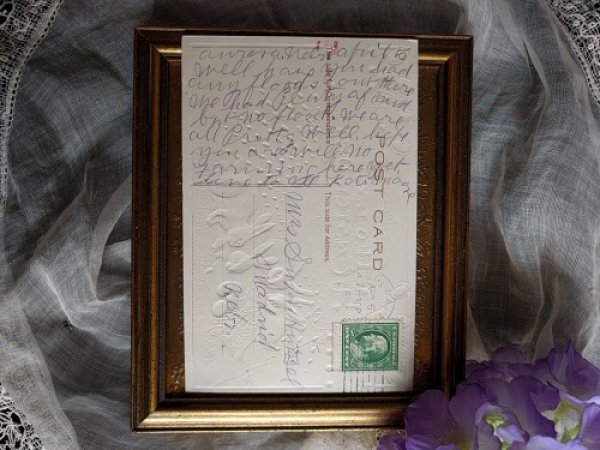 画像2: Postcard イースターエッグとウサギさん 1912年 (2)