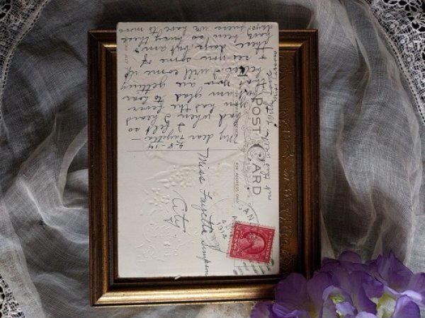 画像2: Postcard イースターエッグとウサギさん 1914年 (2)