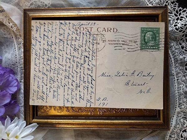 画像3: Postcard  イースター  卵のお家の前で眠るヒヨコとてんとう虫 1911年 E.Clapsaddle (3)
