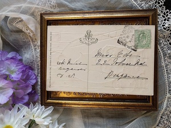 画像3: Postcard  イースター 大きな卵とヒヨコ 1908年 (3)