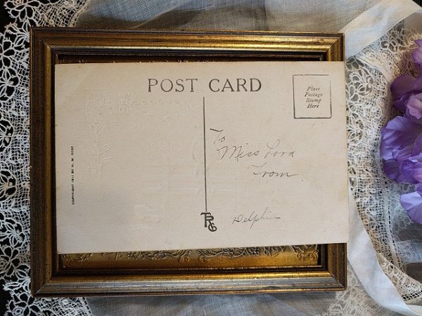 画像2: ▼SALE 500▼Postcard イースター ノーム妖精とヒヨコ  (2)