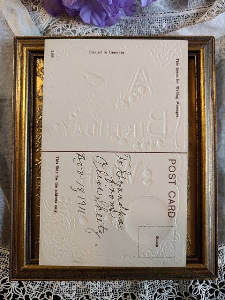 画像2: Postcard 手紙を運ぶツバメ  (2)