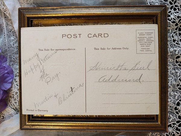 画像2: Postcard ツバメのバースデーカード (2)