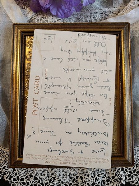 画像3: Postcard　 イングリッシュガーデン　マナーハウスの花咲くお庭 (3)