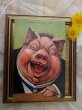 画像1: Postcard 　大笑いをする豚の紳士　Arthur Thiele　1908年 (1)