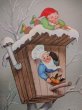 画像2: Postcard 　鳥小屋に住むノーム妖精さん　未使用　ベルギー (2)