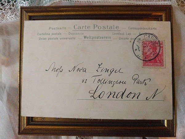 画像3: Postcard 絵筆を持つ緑の天使 パレット Ellen Clapsaddle 1901年 (3)