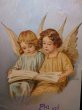 画像2: Postcard　Easter  本を読む天使　1907年 (2)