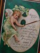 画像2: Postcard　絵筆を持つ緑の天使　パレット　Ellen Clapsaddle 1901年 (2)