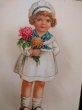 画像2: Postcard  お花を持つ女の子　Ellen Clapsaddle (2)
