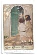 画像1: Postcard　緑色のドアと子どもたち　Jessie Wilcox Smith (1)