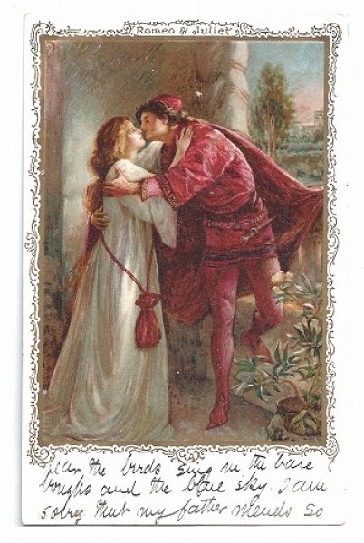 画像1: Postcard  　Romeo & Juliet　ロミオとジュリエット　イギリス1904年 (1)