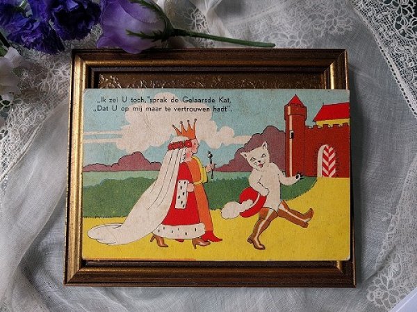 画像2: Postcard   童話 長靴をはいた猫 1936年 (2)