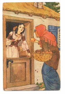 白雪姫の古い絵本⚘*ビンテージ　アンティーク　児童書　洋書　古書　童話　おとぎ話 白雪姫の古い絵本⚘*ビンテージ アンティーク 児童書 洋書 古書