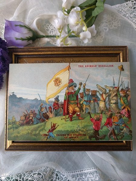 画像2: Postcard  Animal Rebellion 動物たちの反乱軍 G.H.Thompson (2)