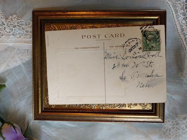 画像3: Postcard  クリスマス ホーリーと聖母子 E.Clapsaddle ? (3)
