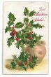画像1: Postcard 　クリスマス　ホーリー 1910年 (1)
