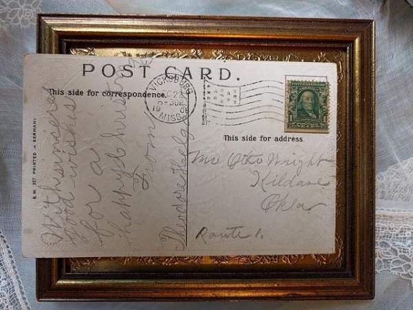 画像3: Postcard  クリスマス ホーリーとベル 1908年 (3)