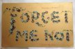 画像1: Postcard　忘れな草のお花文字　FORGET ME NOT (1)