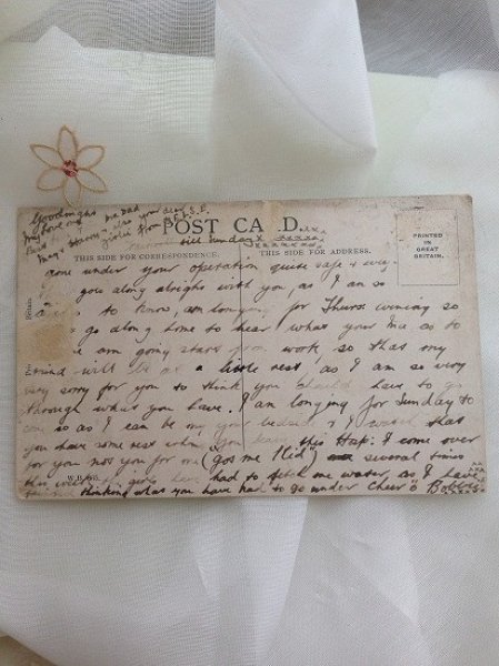 画像2: ▼SALE 500▼ Postcard 煙草を吹かすブルドッグの紳士 (2)