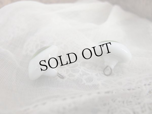 画像7: Antique Glass Eye　アンティーク　ジャーマングラスアイ　緑　ドイツ製　ポンチ目　グーグリー　グリーン　18mm　（1組・2個セット） (7)