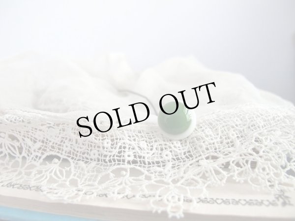 画像6: Antique Glass Eye　アンティーク　ジャーマングラスアイ　ドイツ製　ポンチ目　グーグリー　緑14mm　（1組） (6)