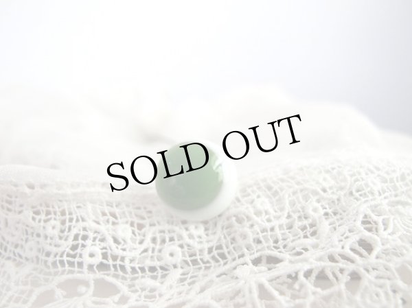 画像2: Antique Glass Eye　アンティーク　ジャーマングラスアイ　ドイツ製　ポンチ目　グーグリー　緑14mm　（1組） (2)