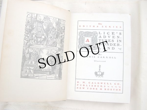 画像5: Vintage Book  アンティーク本　洋書　不思議の国のアリス　1907年 (5)