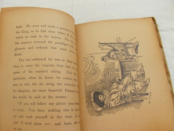 画像8: Vintage Book  アンティーク本 洋書 童話集 長靴をはいた猫 (8)