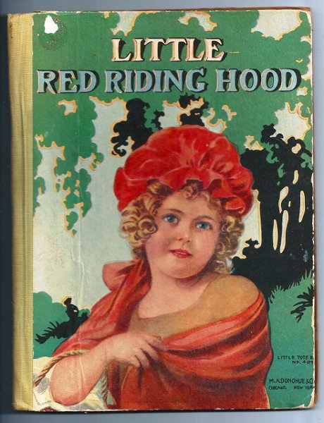 画像1: Vintage Book  アンティーク本　洋書　赤ずきんちゃんと狼　Little Red Riding Hood　1929年 (1)