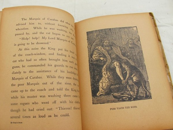 画像9: Vintage Book  アンティーク本 洋書 童話集 長靴をはいた猫 (9)