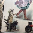 画像3: Postcard　女の子と3匹の猫たち　Helena Maguire  (3)