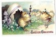 画像1: Postcard  Easter　ヒヨコの兵隊さん　Ellen Clapsaddle　1912年 (1)