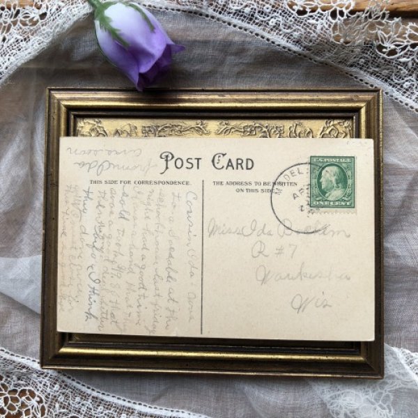 画像3: Postcard  Easter ウサギのベビーシッターさん 卵のゆりかご (3)