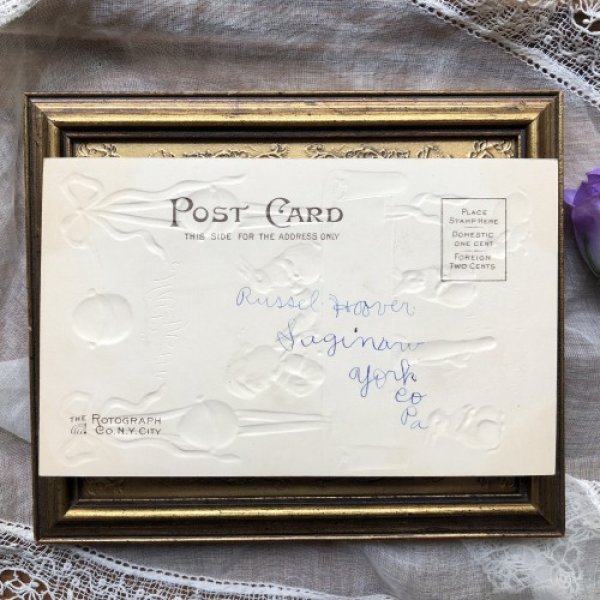 画像3: Postcard  Easter ウサギさんと男の子 (3)