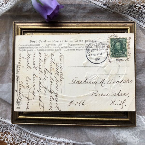 画像3: Postcard  Easter 大きなイースターエッグから産まれたウサギさん 1908年 (3)