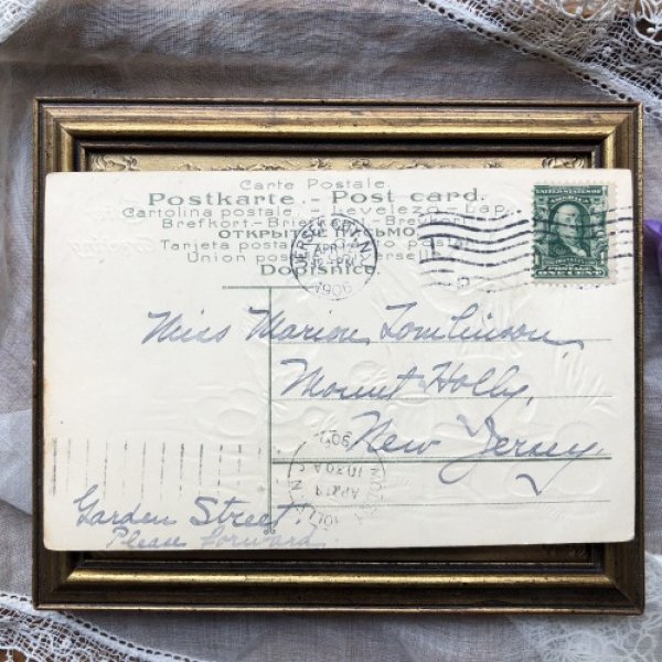 画像3: Postcard  Easter メッセージを書くウサギさん ヒヨコとニワトリ 1906年 (3)