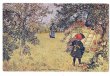 画像1: Postcard　リンゴ園　Carl Larsson (1)